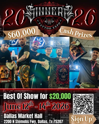 Sinners Tattoo Expo 2026