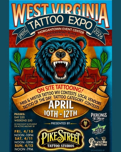 West Virginia Tattoo Expo Spring Edition 2026