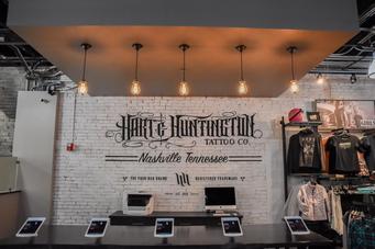Tattoo artist at Hart & Huntington Tattoo Nashville